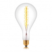 Ретро лампа накаливания PS160 F5, E40, прозрачная, 053-716 Sun Lumen