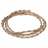 Ретро кабель термостойкий электрический, карамель, CAR/L 2*2.5 Salvador