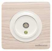 Розетка антенная TV, выбеленный ясень+бежевый, ROC1-AW/1E2110130 Ruwel