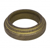 Рамка 1 местная восьмерка дуб коричневый с золотом О311ДКЗ Salvador, для изделий с декоративными накладками