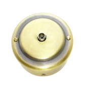 Ретро розетка телевизионная золото, 401GD Petrucci