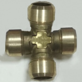 Крестовина для труб D18, латунь, 11040И-18 ГусевЪ