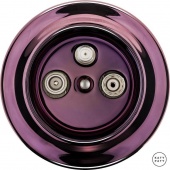 Ретро розетка TV/R/SAT проходная фиолетовый металлик PEMAGsTVa Katy Paty