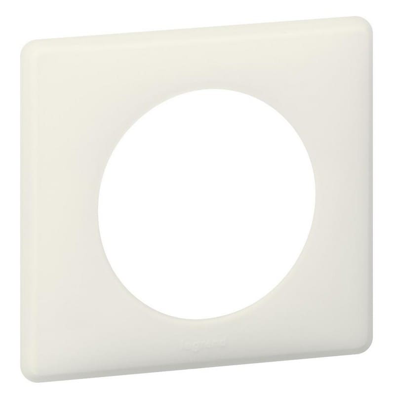 Дизайнерская рамка 1 местная, белый перкаль, 066701 Legrand, серия Celiane