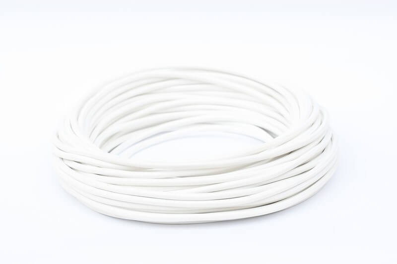 Ретро кабель круглый ПВХ 2*2.5 белый GE70162-01 ТМ МезонинЪ
