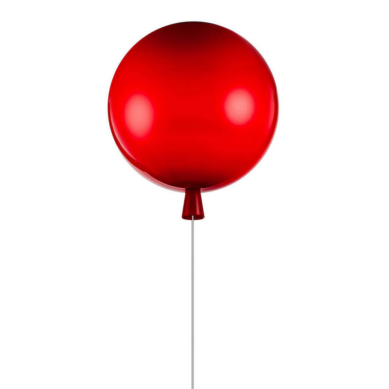 Лофт светильник для детской комнаты потолочный Balloon 5055C/L red LOFT IT