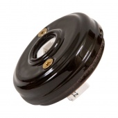 Ретро розетка для интернета без подъемной рамки антрацитовый, GE70341-АК (KM) ТМ МезонинЪ