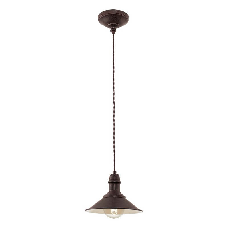 Лофт светильник подвесной Stockbury, коричневый, 49455 Eglo
