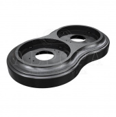 Рамка 2 местная, венге, GE70832-36 МезонинЪ, серия Аврора