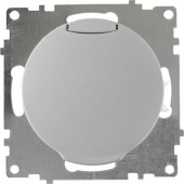 Розетка с крышкой, с заземлением, винтовые контакты, 10А-250В, серая, 1E10501302 Ruwel