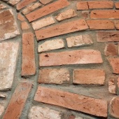 Лофт плитка необработанная (элемент серединка) РУС РУ Кирпич из старинного кирпича