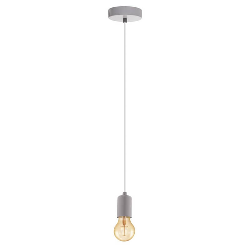 Лофт светильник подвесной Yorth-P, серый, 49015 Eglo