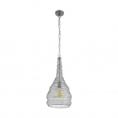 Лофт светильник подвесной Colten, серебро, 49128 Eglo