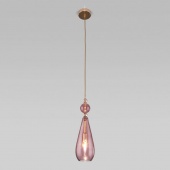 Подвесной светильник в стиле лофт Ilario, 50202/1 пурпурный ЕВРОСВЕТ