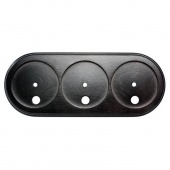 Подложка 3 местная "Арбат" с посадочным местом, венге, Interior Electric