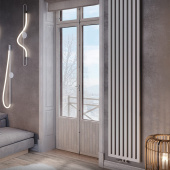 Дизайнерский радиатор Piazza 40 - 2600 Mandarino, алюминий