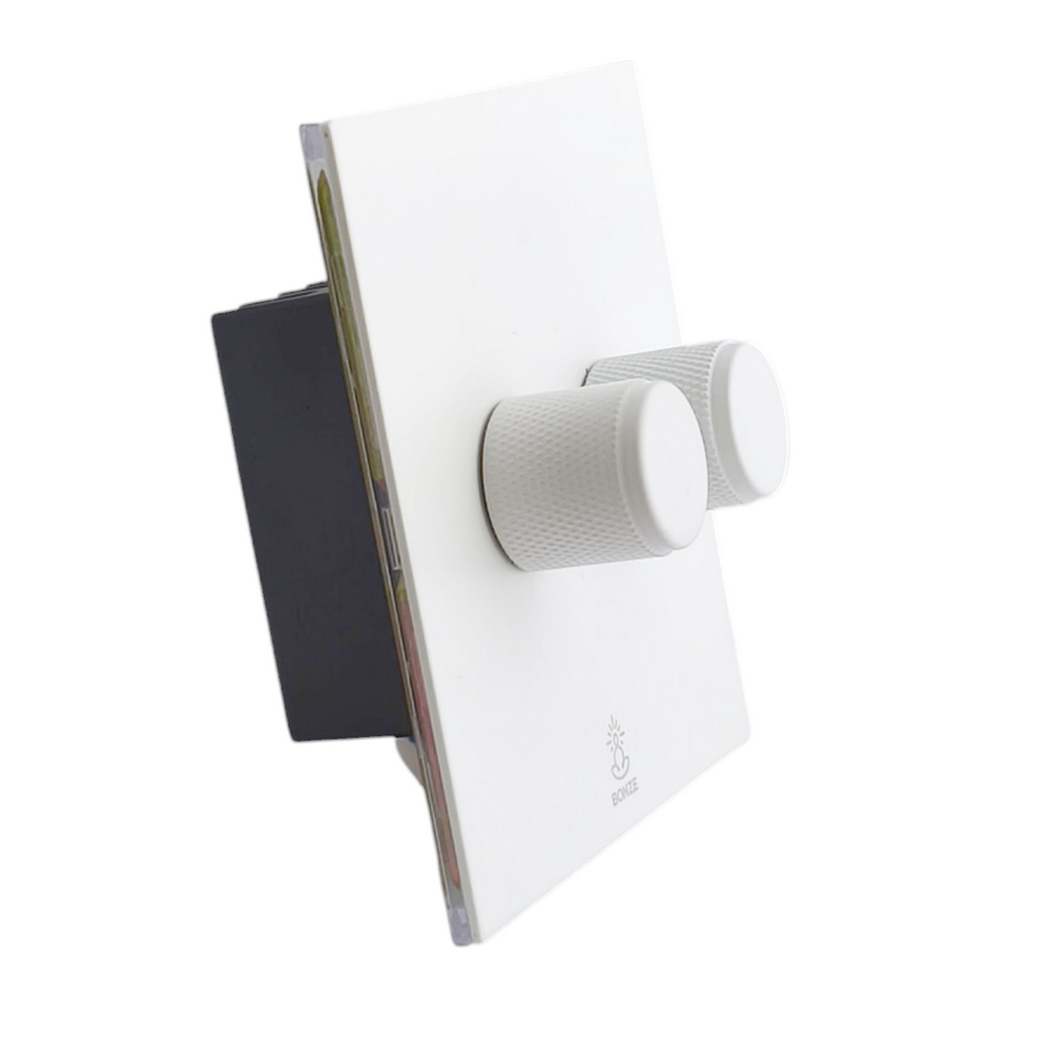 Дизайнерский выключатель диммер Aura Белый лед, BAW2D Bonze Дизайнерский выключатель диммер Aura Белый лед, BAW2D Bonze