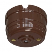 Потолочная база, круглая на 1, какао, GE30811-70 МезонинЪ (розетка потолочная)