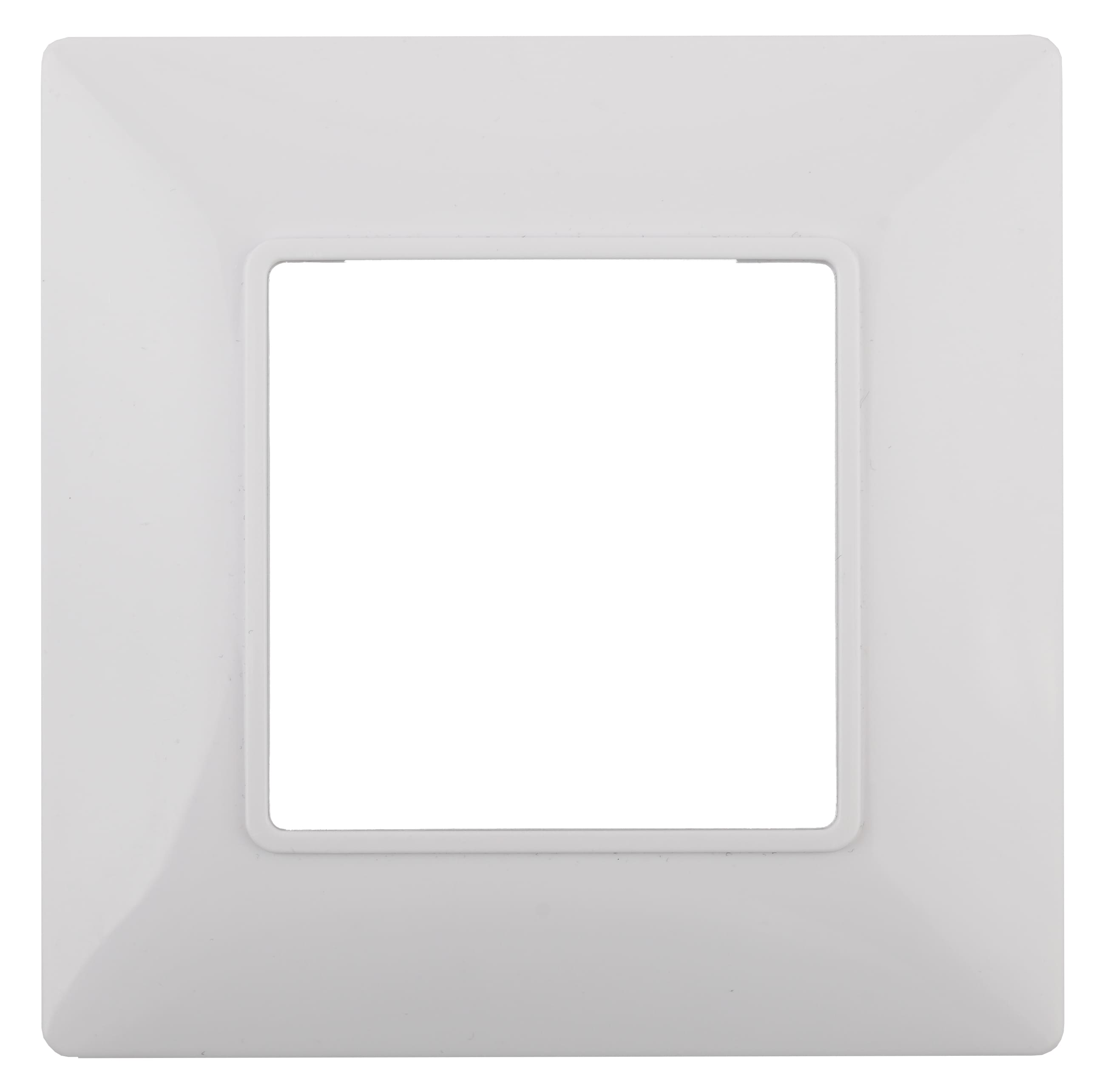 Дизайнерская рамка 1 местная, белый, Б0034381 Эра, серия Elegance