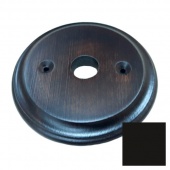 Рамка для распределительной коробки 1 местная, восьмерка, черный, 259-Ч (KM) Lindas