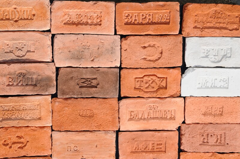 Лофт плитка с клеймом Red Brick (элемент постелька), бетон DKB114477RB LOFTStyle