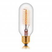 Ретро лампа накаливания T45 F5 PLUS, E27, золотая, 053-907 Sun Lumen
