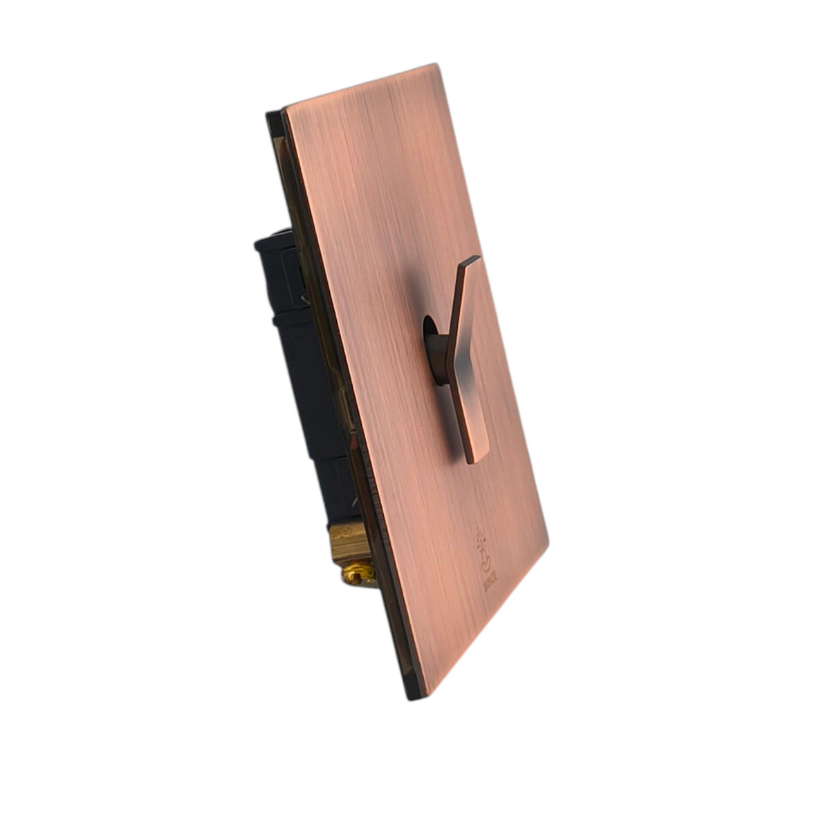 Дизайнерский выключатель / звонок Aura Медь браш, BACDBT Bonze Дизайнерский выключатель / звонок Aura Медь браш, BACDBT Bonze