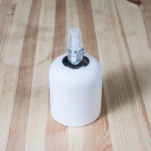 Патрон для ретро лампы M1 MATWHITE белый матовый Euro-lamp