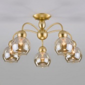 Люстра в стиле лофт Fabia, 30148/5 перламутровое золото ЕВРОСВЕТ