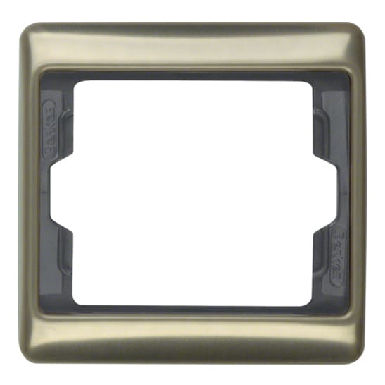 Дизайнерская рамка 1 местная, светло-бронзовый, матовый, алюминий, 13140001 Berker, серия Arsys