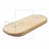 Накладка на бревно 300 мм. 4 местная, береза натуральная, НР300-4 DecoWood