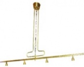 Светильник подвесной №23/1 латунь НСБ04-4/60-470/23 ГусевЪ