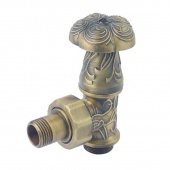 Ретро вентиль регулирующий угловой для радиатора 3/4" латунь V167320MA Сarlo Poletti