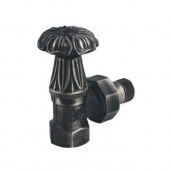 Ретро вентиль регулирующий угловой для радиатора 3/4" антрацит V67320EGR Сarlo Poletti