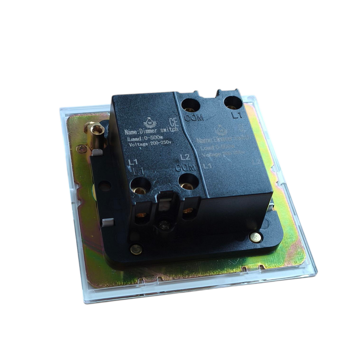 Дизайнерский выключатель диммер Aura Белый лед, BAW2D Bonze Дизайнерский выключатель диммер Aura Белый лед, BAW2D Bonze