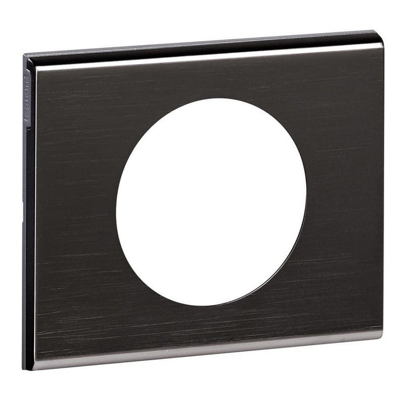 Дизайнерская рамка 1 местная, черный никель, 069031 Legrand, серия Celiane