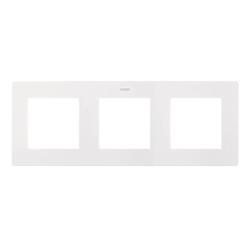 Дизайнерская рамка 3 местная, белый, 2400630-030 Simon, серия 24 Harmonie