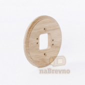 Одинарная накладка на плоскость, дуб, R1-0-D naBrevno, серия Ретро