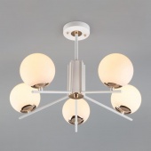 Потолочная люстра в стиле лофт Lucas, 70092/5 белый ЕВРОСВЕТ