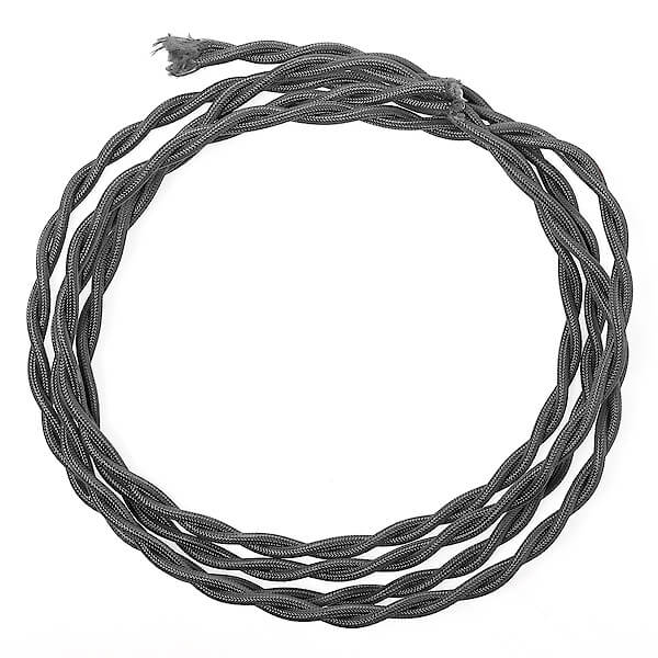 Ретро кабель электрический термостойкий, графит, GRF/L 3*1.5 Salvador