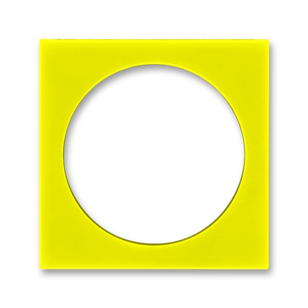 Сменная панель для розетки с заземлением, желтый, 2CHH190500B8064 ABB, серия Levit