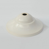 Плафон для лофт светильника, D380, белый, 124 Edisel (конус)