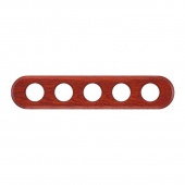 Рамка 5 местная, овал, вишня С25ВШ Salvador