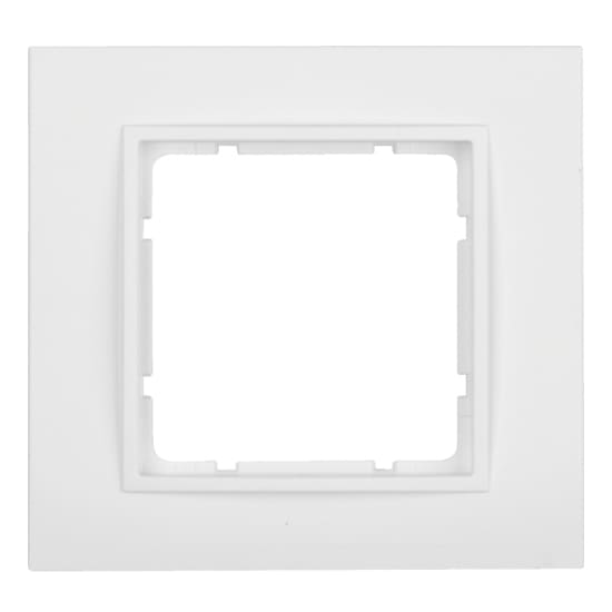 Дизайнерская рамка 1 местная, полярная белизна, матовый, 10116919 Berker, серия B.7