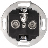 Механизм розетки TV+FM+SAT, 885400-1, LK Studio Vintage, оконечный