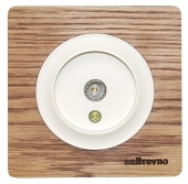 Розетка антенная TV, дуб в масле+бежевый, ROC1-DO/1E2110130 Ruwel