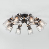 Люстра в стиле лофт Astor, 70111/8 черный ЕВРОСВЕТ