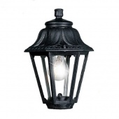 Ретро плафон для уличного светильника Anna, черный, E22.000.000.AXF1R Fumagalli