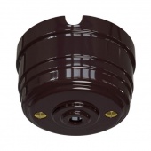 Потолочная база, круглая на 1, коричневый, GE30811-04 МезонинЪ (розетка потолочная)