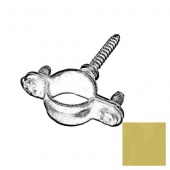 Клипса фиксации д/труб D22 GOLD, 2032229 Villaris-loft